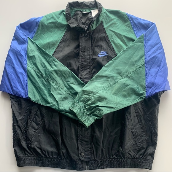Vintage Nike Windbreaker Tricolour - Picture 1 of 6